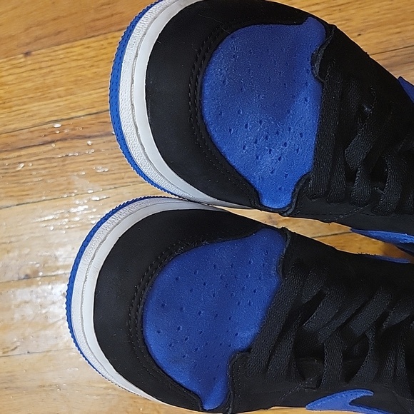 Jordan Big Kid's Air 1 Retro High OG Black/Royal Blue-White Size 6.5Y FD1437-042 - Picture 12 of 16